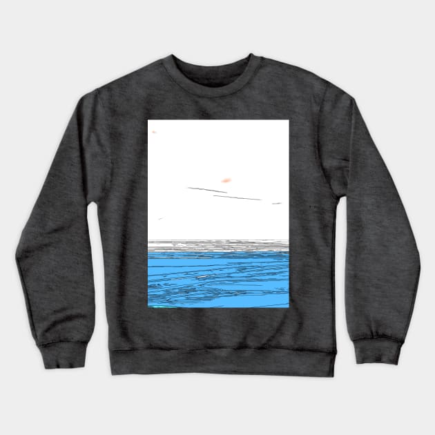 Sea View Crewneck Sweatshirt by DigitaFix